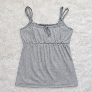 Double Strap Striped Babydoll Camisole
